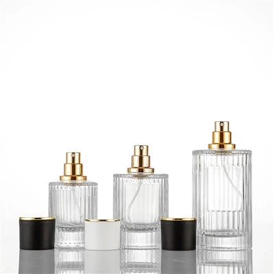 Bouteilles de parfum de marque vide