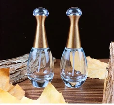 Sunshine – récipient d'emballage cosmétique vide, personnalisé, luxe, haute qualité, or Transparent, vente en gros, bouteille en verre de parfum de 30ml