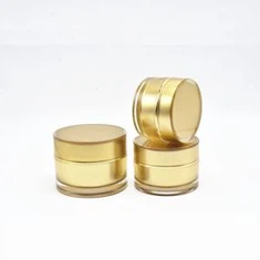 Pot à crème en plastique à double paroi